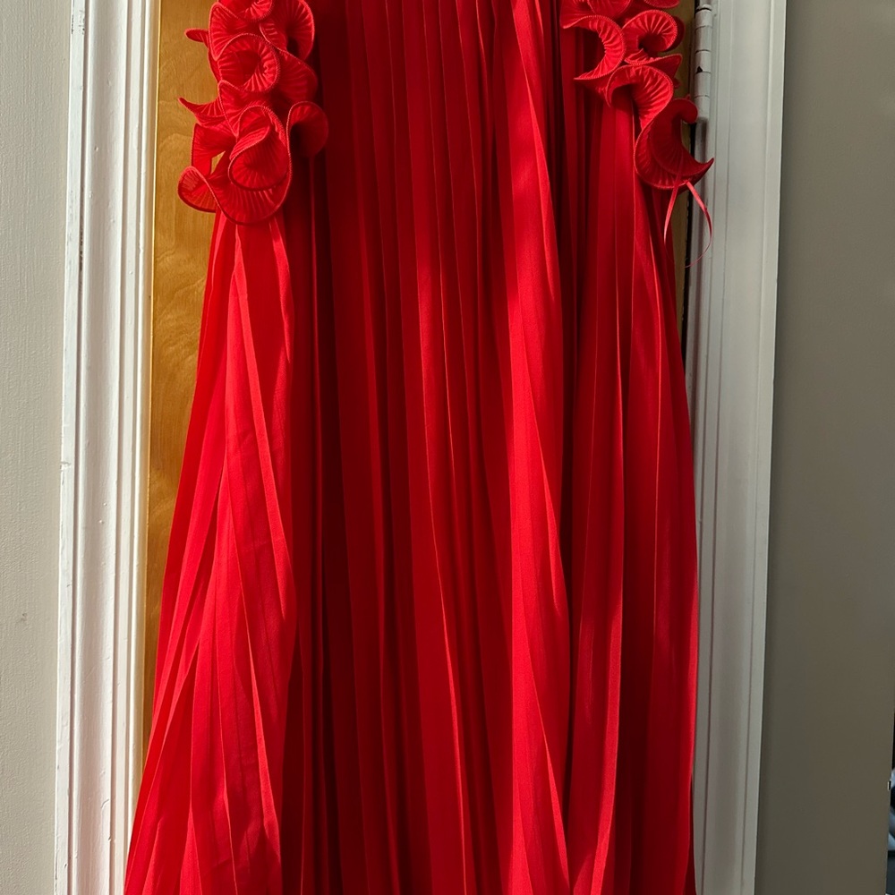 BRAND NEW mini flowing pleated dress!